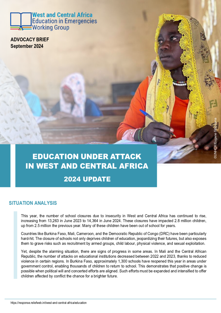 Education Under Attack In West And Central Africa – 2024 Update