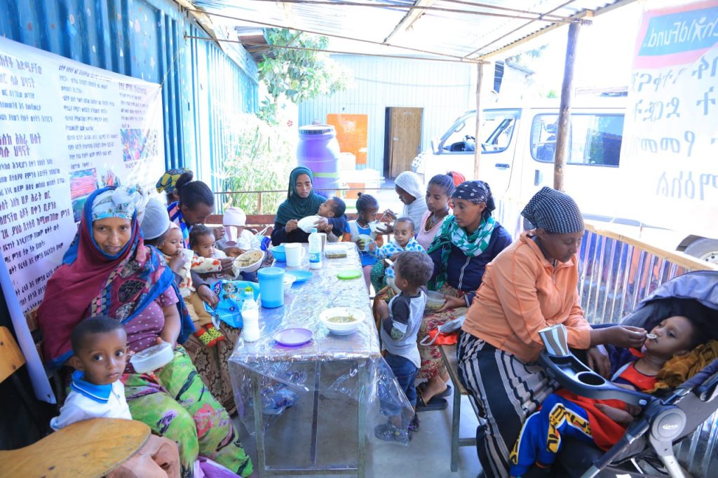 A new approach to fighting malnutrition – Feeding centers