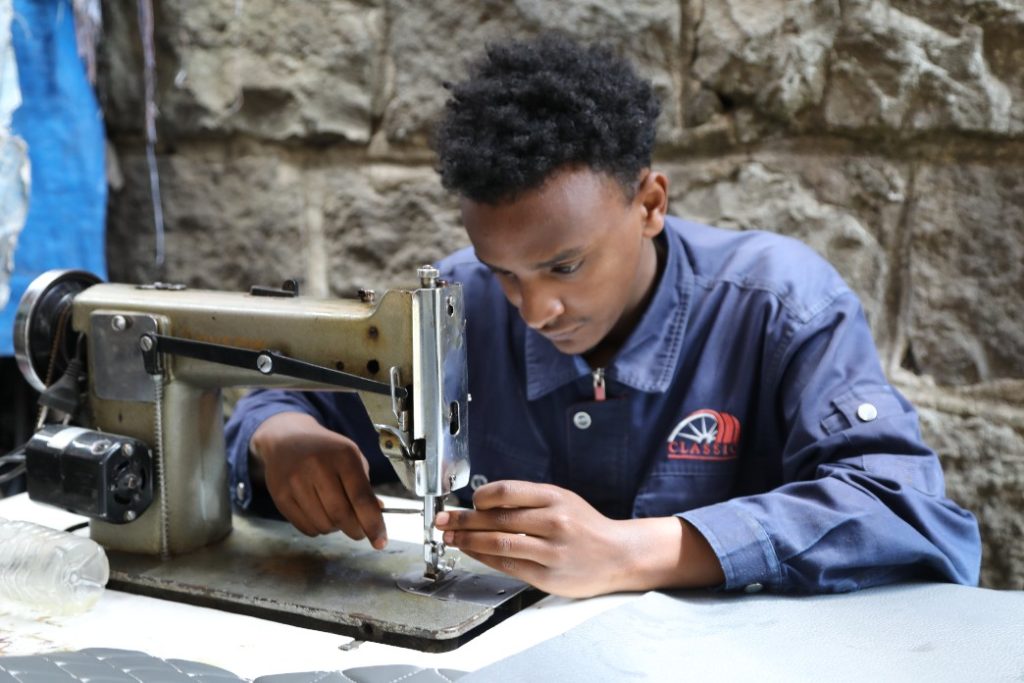 “I am not seeking employment. I am living my dream as a self-employed youth” – Habtamu