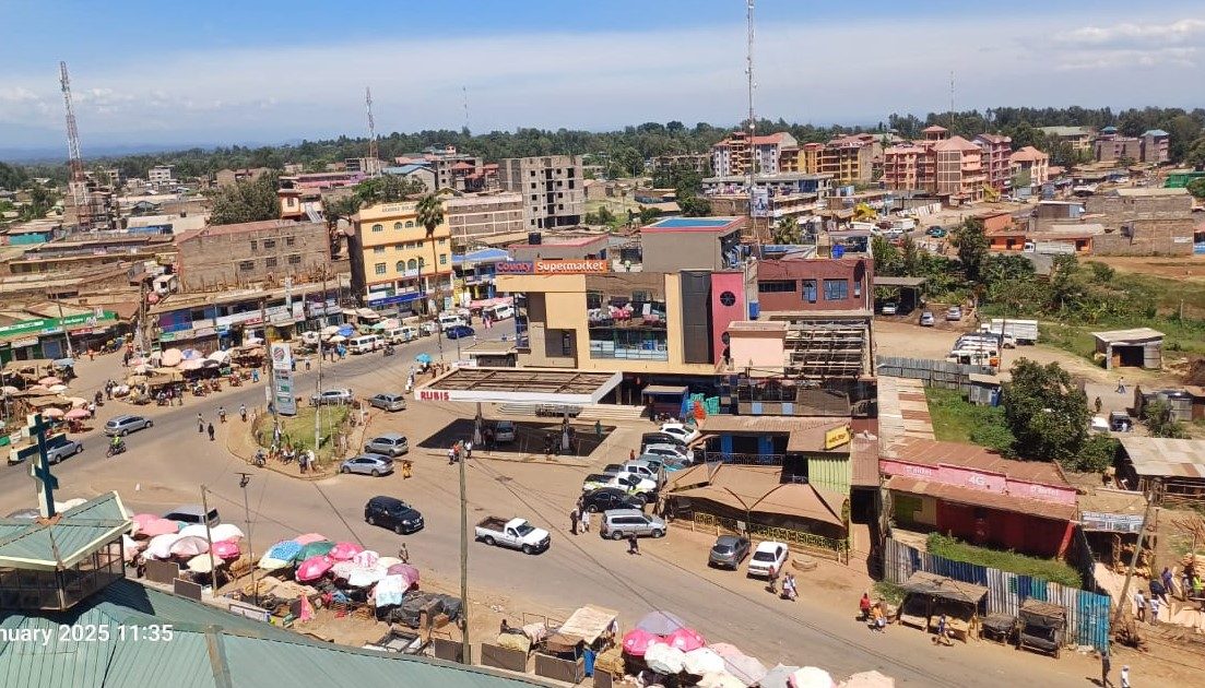 Completion of sewer line projected to improve sanitation of fast-growing Kenol town.